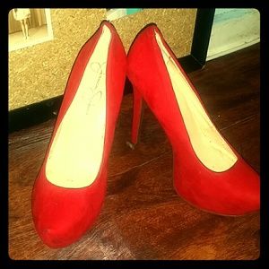 New Jessica Simpson hot red heels